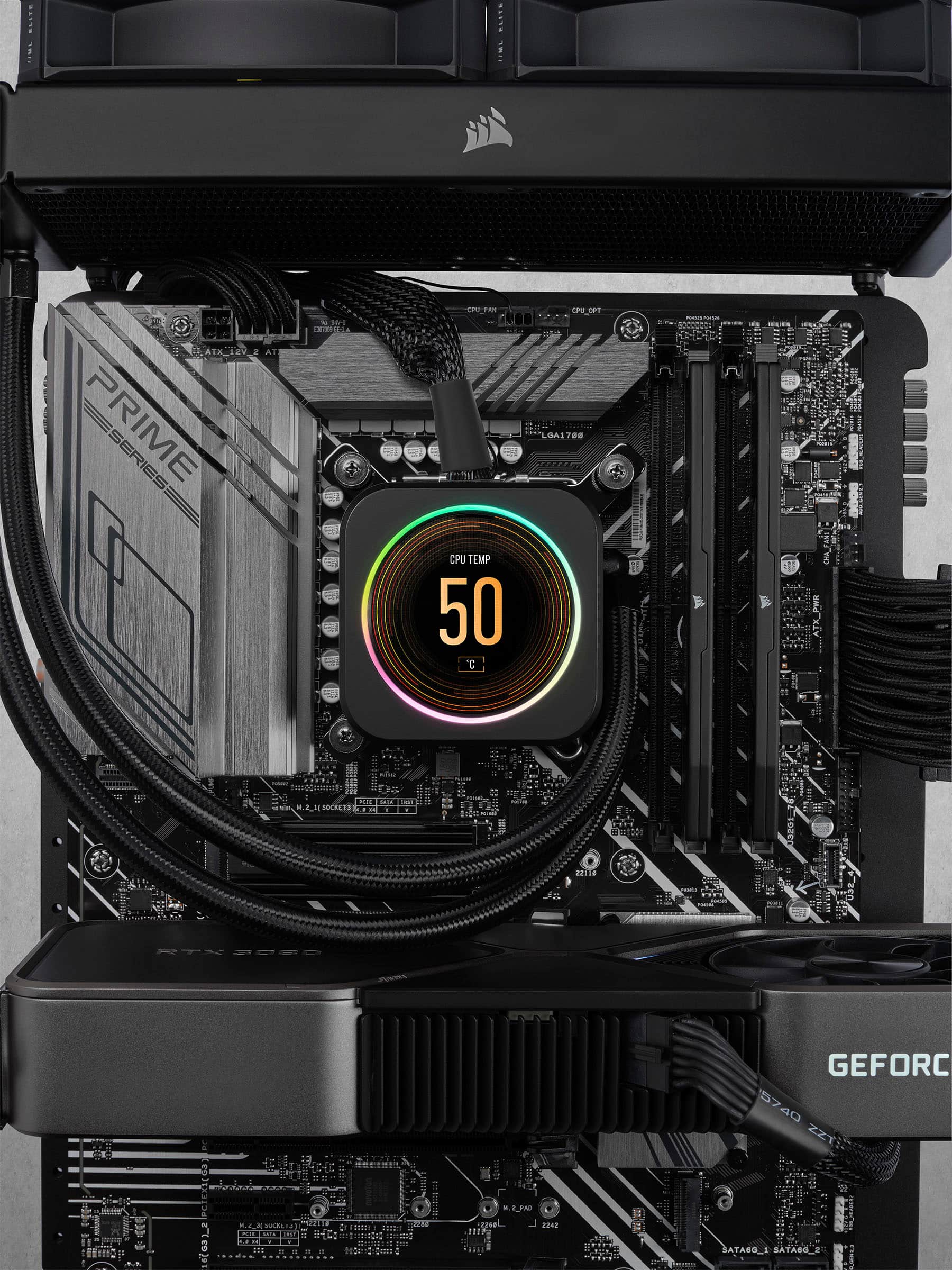 Alt View 12. CORSAIR - VENGEANCE 64GB (2x32GB) DDR5 5200MHz C40 UDIMM Desktop Memory - Black.