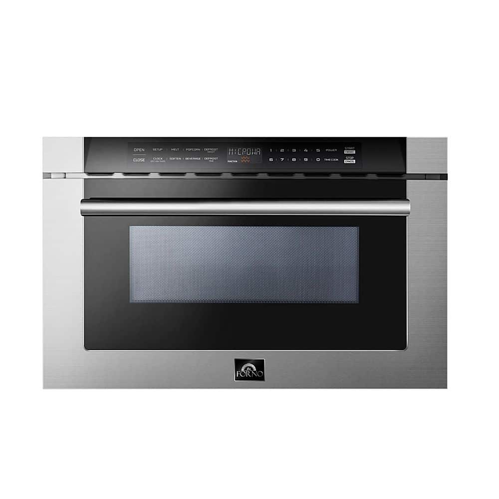 Forno Appliances - Capoliveri 1.2 Cu Ft. Microwave Drawer - Stainless Steel - Front_Zoom
