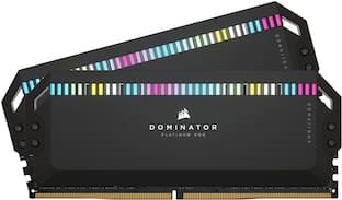 CORSAIR Dominator Platinum RGB 32GB (2 x 16GB) DDR5 6000 (PC5 CORSAIR Dominator Platinum RGB 32GB (2 x 16GB) DDR5 6000 (PC5