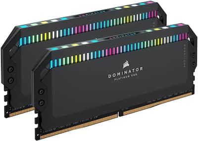 CORSAIR DOMINATOR PLATINUM RGB 64GB (2x32GB) DDR5 5200MHz C40 CORSAIR DOMINATOR PLATINUM RGB 64GB (2x32GB) DDR5 5200MHz C40