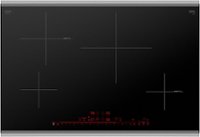 Bosch - 800 Series 30" Built-In Electric Induction Cooktop with 4 elements and Wifi - Black - Front_Zoom