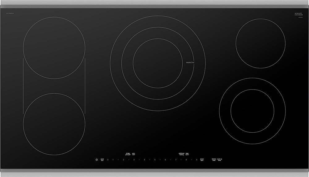 Bosch – Benchmark Series 36″ Built-In Electric Cooktop with 5 elements and Stainless Steel Frame
