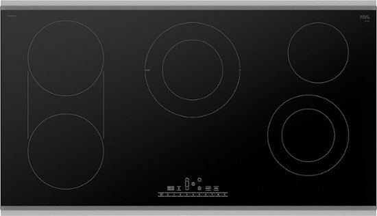 Activamente Cuatro sencillo Bosch 800 Series 36" Built-In Electric Cooktop with 5 elements and  Stainless Steel Frame Black NET8669SUC - Best Buy