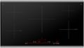 Front Zoom. Bosch - 800 Series 36" Built-In Electric Induction Cooktop with 5 elements and Wifi - Black.