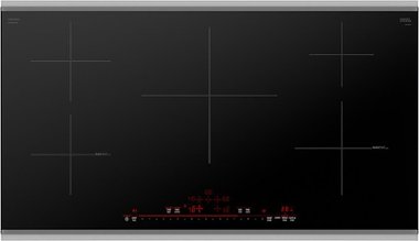 Bosch - 800 Series 36" Built-In Electric Induction Cooktop with 5 elements and Wifi - Black - Front_Zoom