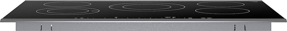Alt View 11. Bosch - Benchmark Series 30" Built-In Electric Cooktop with 5 elements and Stainless Steel Frame - Black.