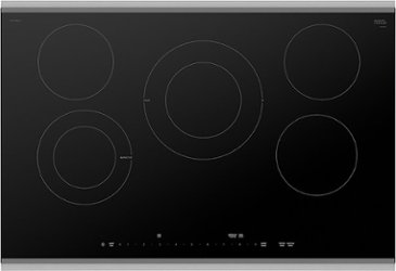 Bosch - Benchmark Series 30" Built-In Electric Cooktop with 5 elements and Stainless Steel Frame - Black - Front_Zoom