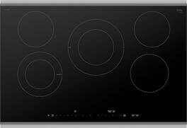 Bosch - Benchmark Series 30" Built-In Electric Cooktop with 5 elements and Stainless Steel Frame - Black