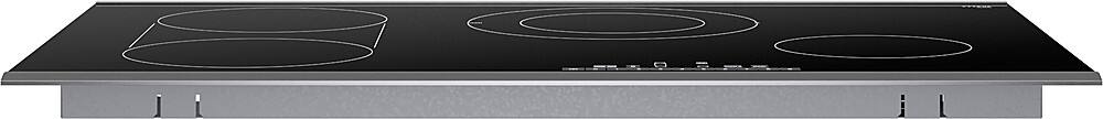 Alt View 11. Bosch - 800 Series 30" Built-In Electric Cooktop with 4 elements and Stainless Steel Frame - Black.