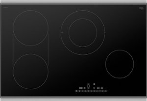 Bosch - 800 Series 30" Built-In Electric Cooktop with 4 elements and Stainless Steel Frame - Black