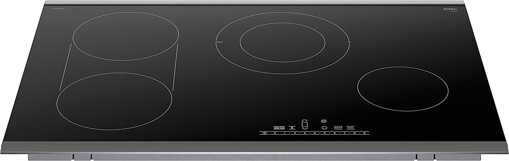 Alt View 12. Bosch - 800 Series 30" Built-In Electric Cooktop with 4 elements and Stainless Steel Frame - Black.