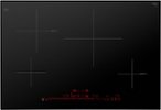 Bosch - 800 Series 30" Built-In Electric Induction Cooktop with 4 elements and Wifi, Frameless - Black