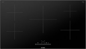 Bosch - 500 Series 36" Built-In Electric Induction Cooktop with 5 elements - Black - Front_Zoom