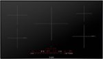 Bosch - 800 Series 36" Built-In Electric Induction Cooktop with 5 elements and Wifi, Frameless - Black