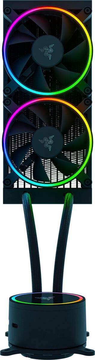 人気高品質Razer Hanbo Chroma 240mm aRGB 水冷クーラー PC用ファン・クーラー