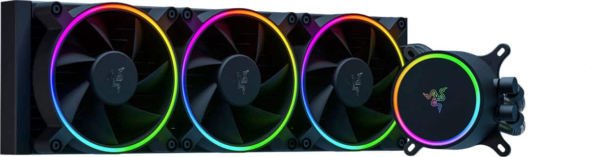 Best Buy: Razer Hanbo Chroma RGB AIO 360mm CPU Liquid Cooling System Black  RC21-01770200-R3M1