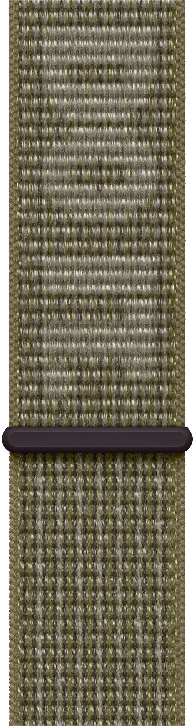 Angle. Apple - 45mm Nike Sport Loop - Sequoia/Pure Platinum.