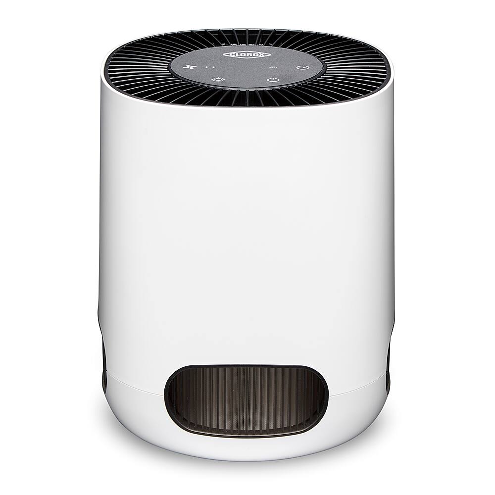 Angle. Clorox - Tabletop HEPA Air Purifier - White.