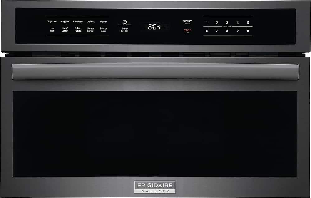 Front. Frigidaire - 30" Built-In Microwave Oven with Drop-Down Door.