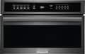 Frigidaire - Gallery 1.6 Cu. Ft. Built-In Microwave Oven with Drop-Down Door - Black Stainless Steel