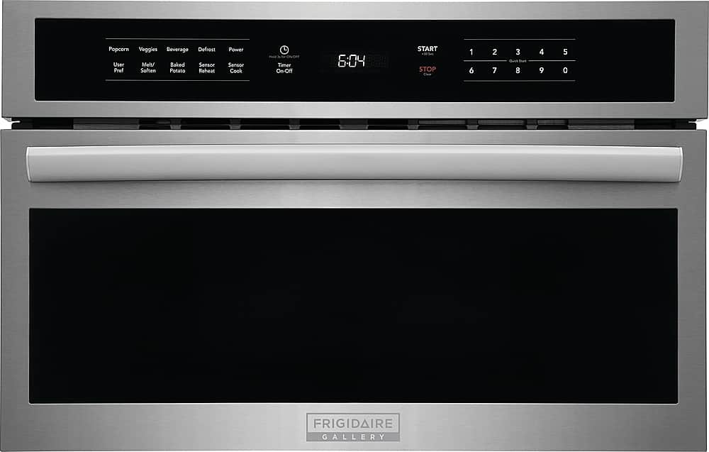 Front. Frigidaire - 30" Built-In Microwave Oven with Drop-Down Door.