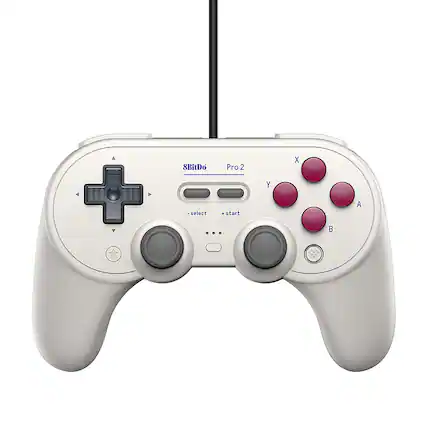 Front. 8BitDo - Pro 2 Wired Gamepad - Classic.