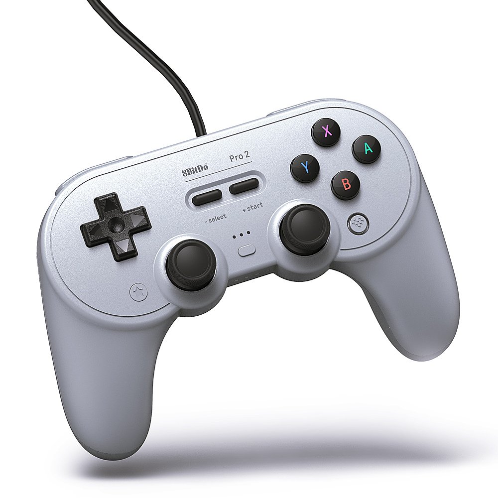 Zoom in on Alt View Zoom 12. 8BitDo - Pro 2 Wired Gamepad - Gray.