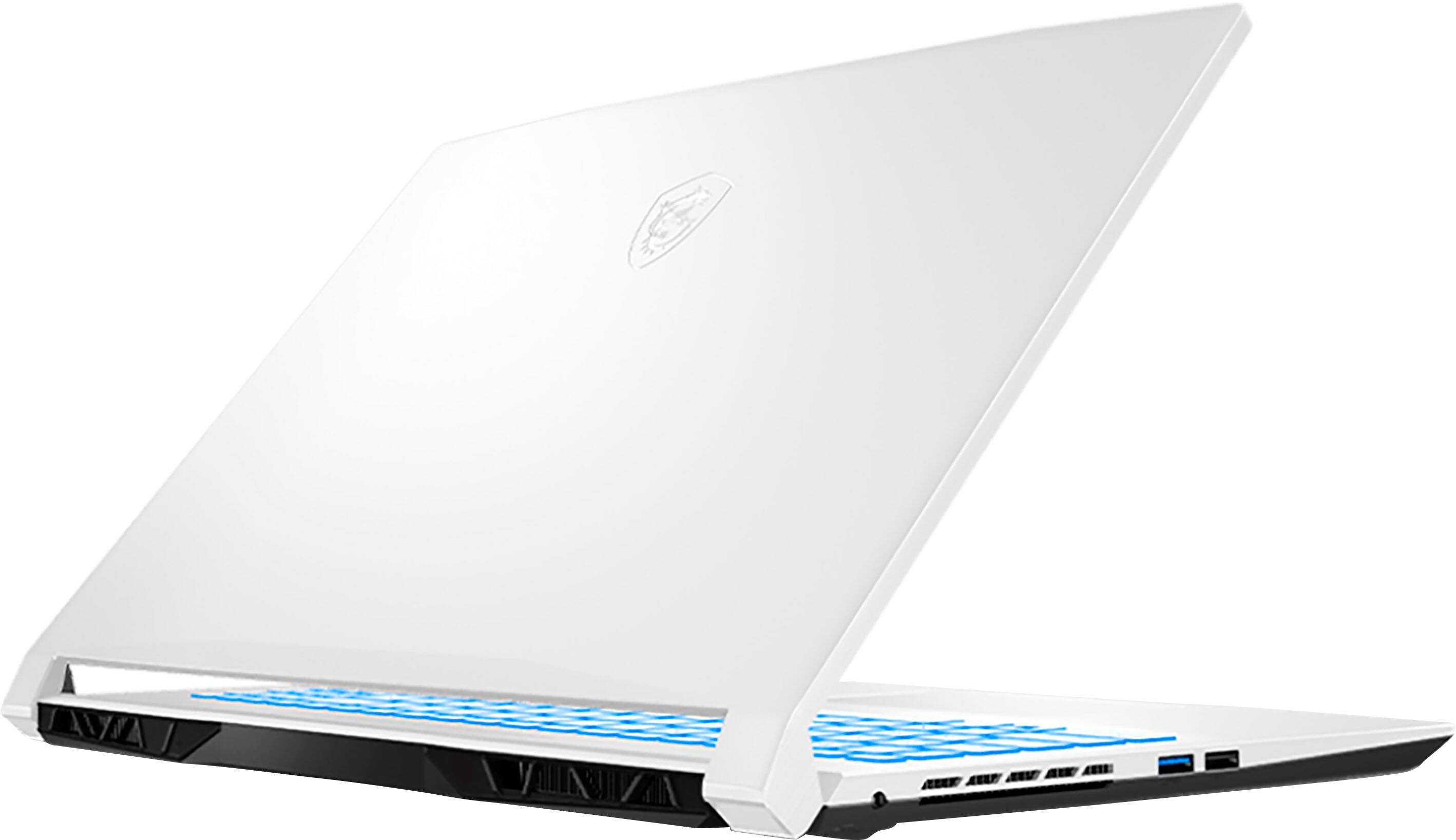 Alt View 3. MSI - Sword 15.6" Gaming Laptop - Intel Core i5H with 8GB Memory - NVIDIA GeForce RTX 2050 - 512GB SSD - White.