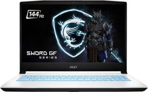 MSI - Sword 15.6" 144hz Gaming Laptop - Intel Core i7 - NVIDIA GeForce RTX 3060 - 1TB SSD - 16GB Memory - Black - Front_Zoom