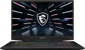 MSI - Stealth 17.3" 144hz Gaming Laptop - Intel Core i7 - NVIDIA GeForce RTX 3060 - 1TB SSD - 16GB Memory - Black - Front_Zoom