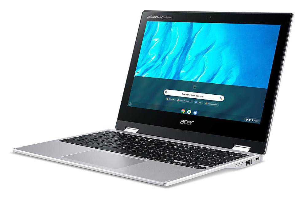 Angle View: Acer Chromebook Spin 311 - 11.6" ARM Cortex A73 2GHz 4GB RAM 32GB Flash ChromeOS - Refurbished