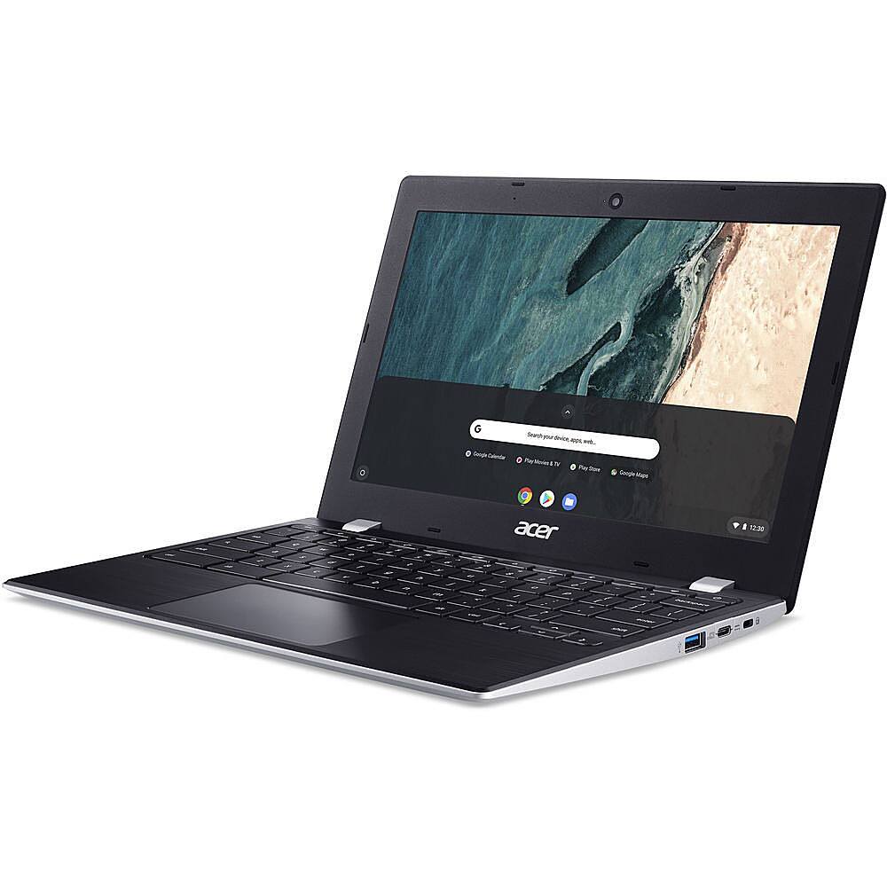 Left View: Acer Spin 513 - 13.3" Chromebook Qualcomm 7c 2.1GHz 4GB RAM 64GB Flash ChromeOS - Refurbished