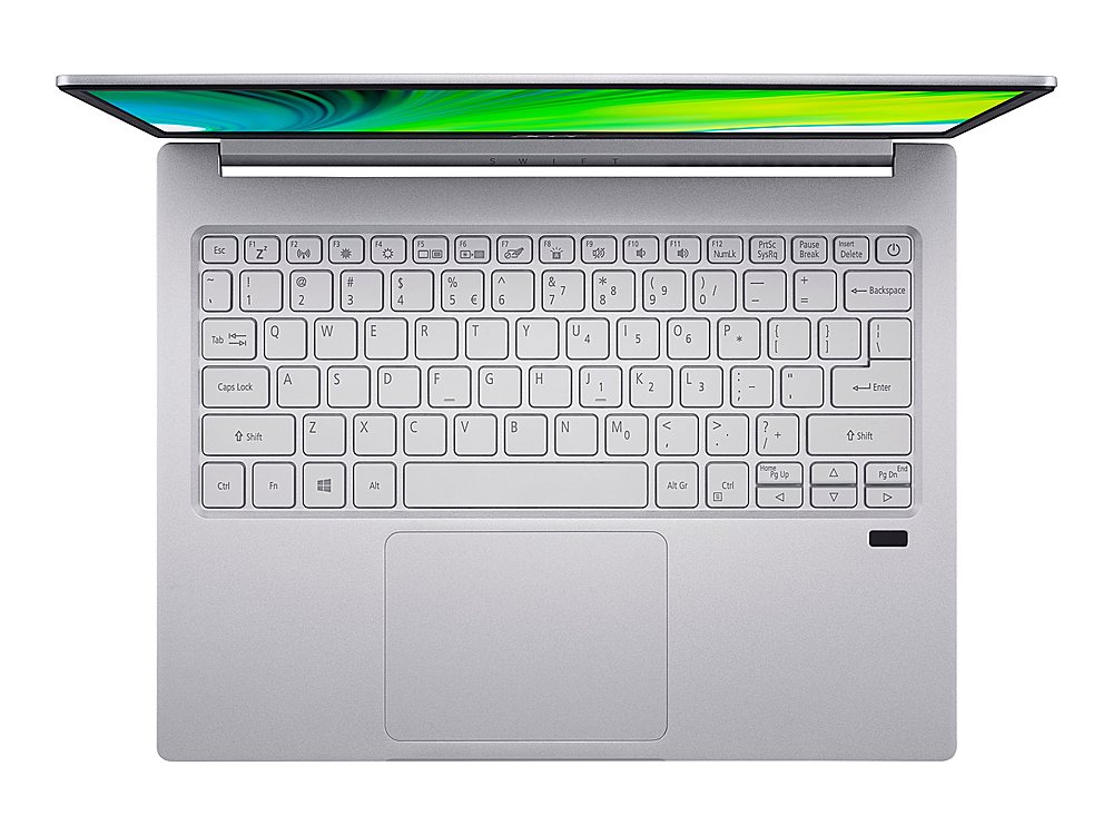 Left View: Acer Swift 3 - 13.5" Laptop Intel Core i7-1165G7 2.8GHz 16GB RAM 512GB SSD W10H - Refurbished