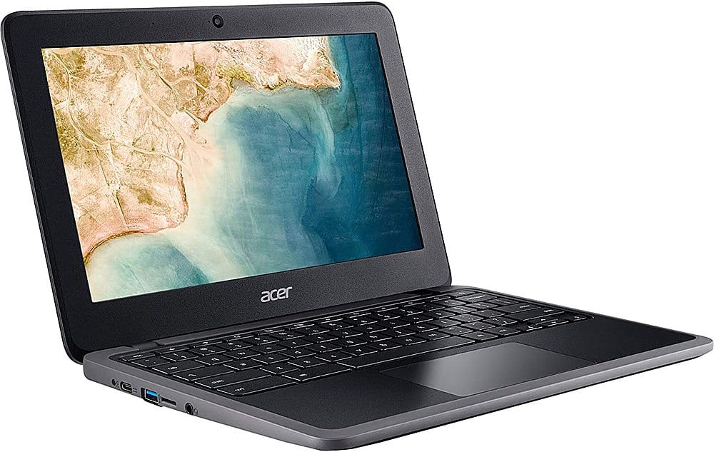 Angle View: Acer Chromebook 311 - 11.6" Intel Celeron N4020 1.1GHz 4GB Ram 32GB SSD ChromeOS - Refurbished