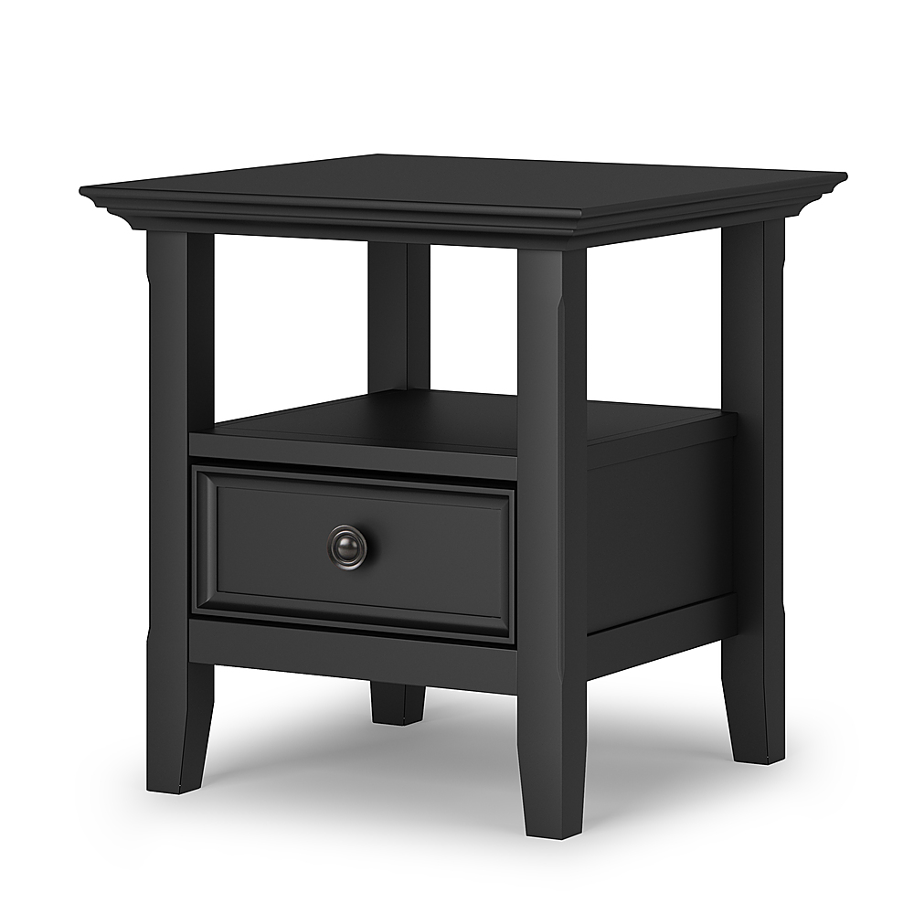 Angle View: Simpli Home - Amherst End Table - Black