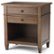 Angle Zoom. Simpli Home - Carlton Bedside Table - Rustic Natural Aged Brown.