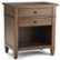Front Zoom. Simpli Home - Carlton Bedside Table - Rustic Natural Aged Brown.