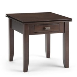 Simpli Home - Artisan End Table - Tobacco Brown - Front_Zoom