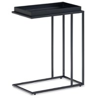 Simpli Home - Garner Tray Top C Side Table - Black - Front_Zoom