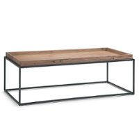 Simpli Home - Carter Tray Top Coffee Table - Natural Acacia - Front_Zoom