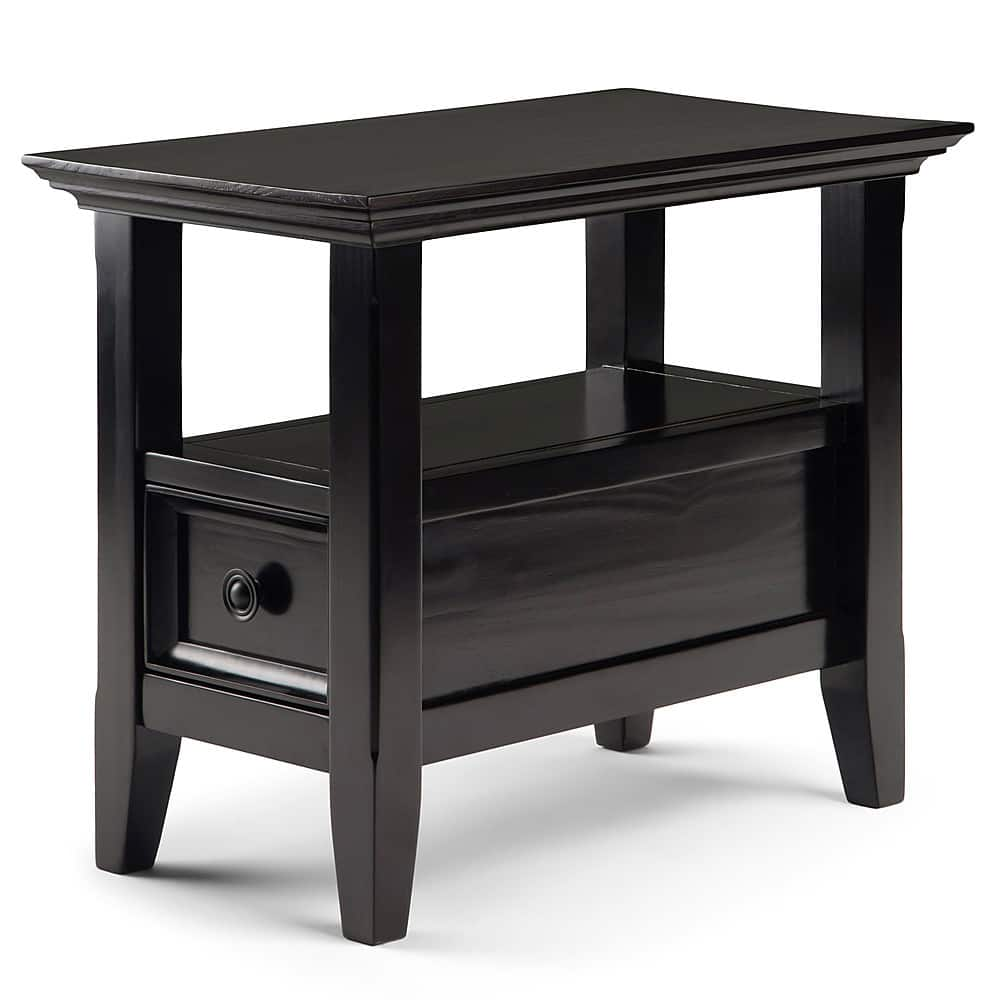 Angle View: Simpli Home - Amherst Narrow Side Table - Hickory Brown