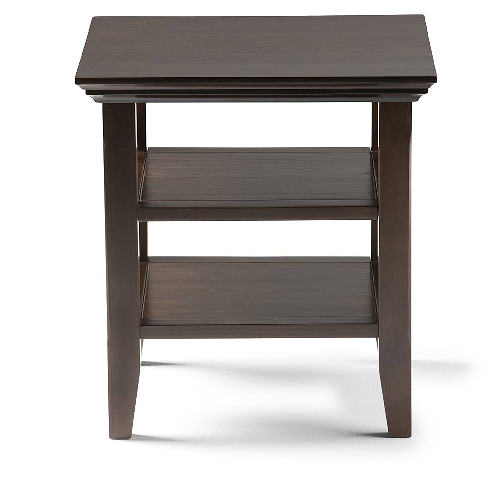 Left View: Simpli Home - Acadian End Table - Brunette Brown