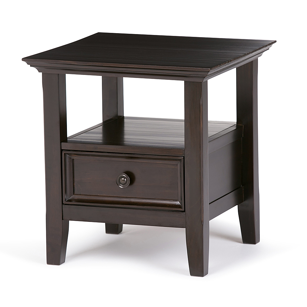 Angle View: Simpli Home - Amherst End Table - Hickory Brown