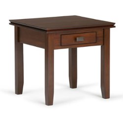 Simpli Home - Artisan End Table - Russet Brown - Front_Zoom