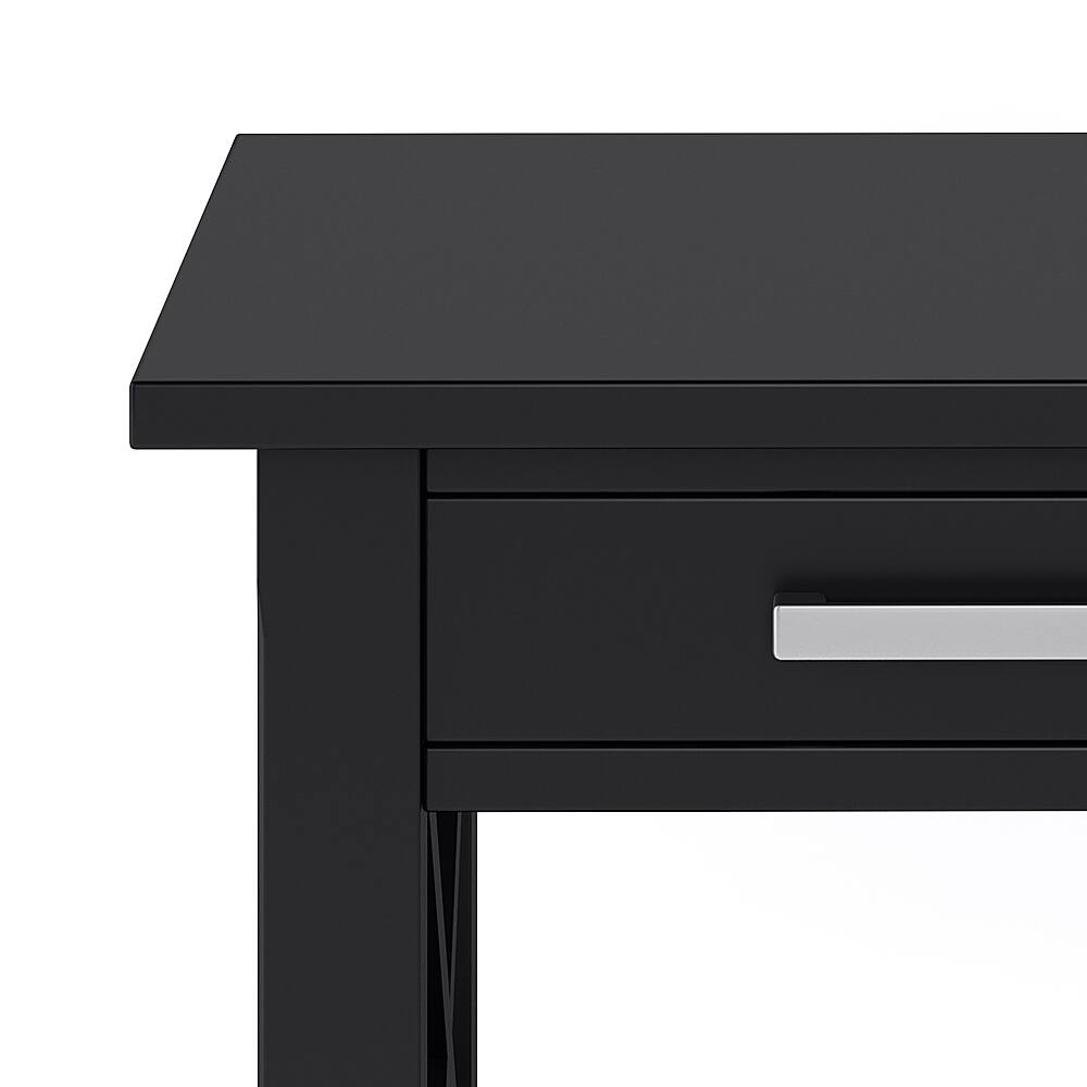 Left View: Simpli Home - Kitchener End Table - Black