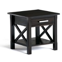 Simpli Home - Kitchener End Table - Hickory Brown - Front_Zoom