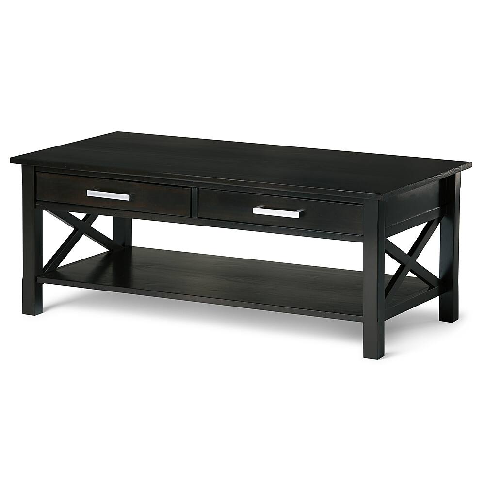 Angle View: Simpli Home - Kitchener Coffee Table - Hickory Brown