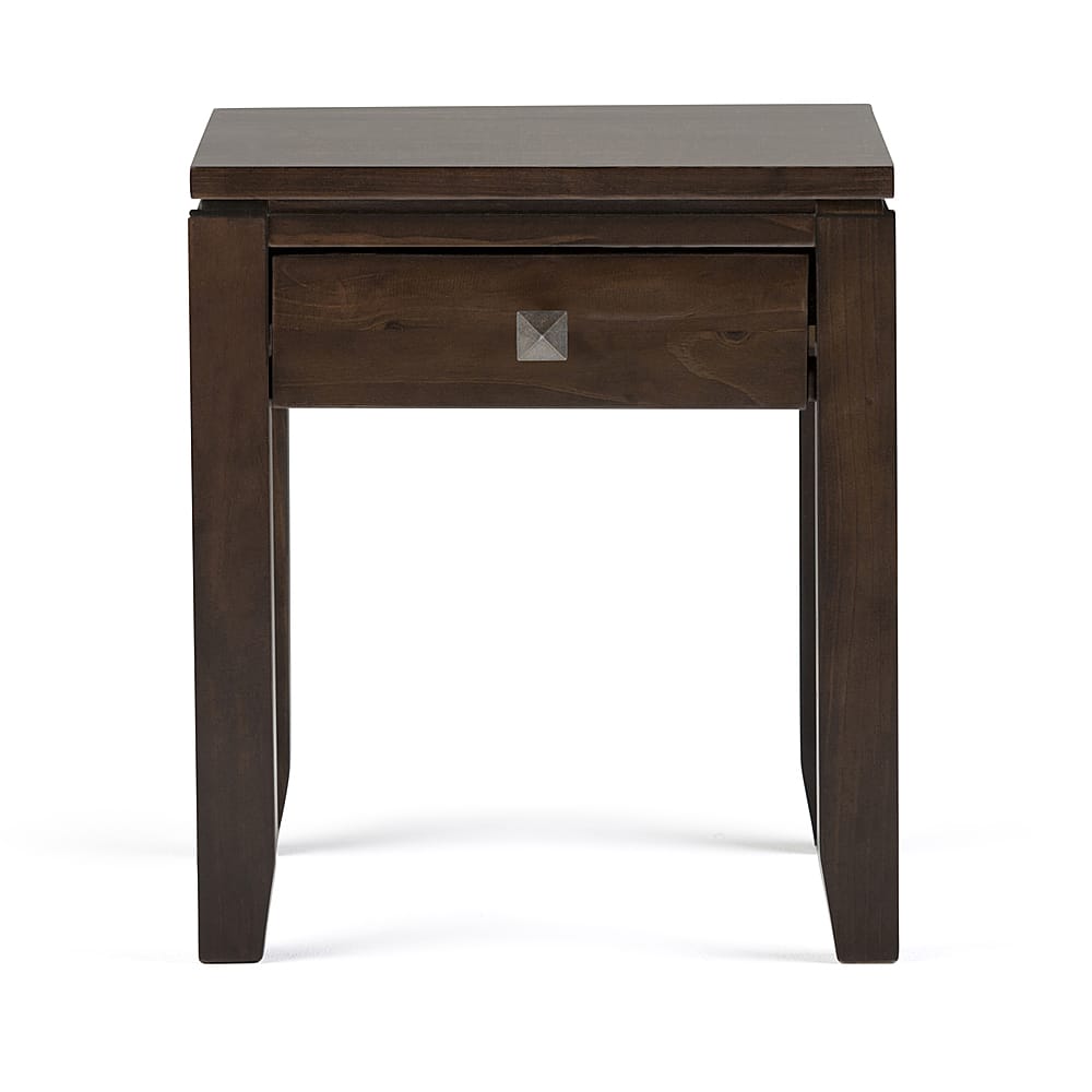 Left View: Simpli Home - Cosmopolitan End Table - Mahogany Brown