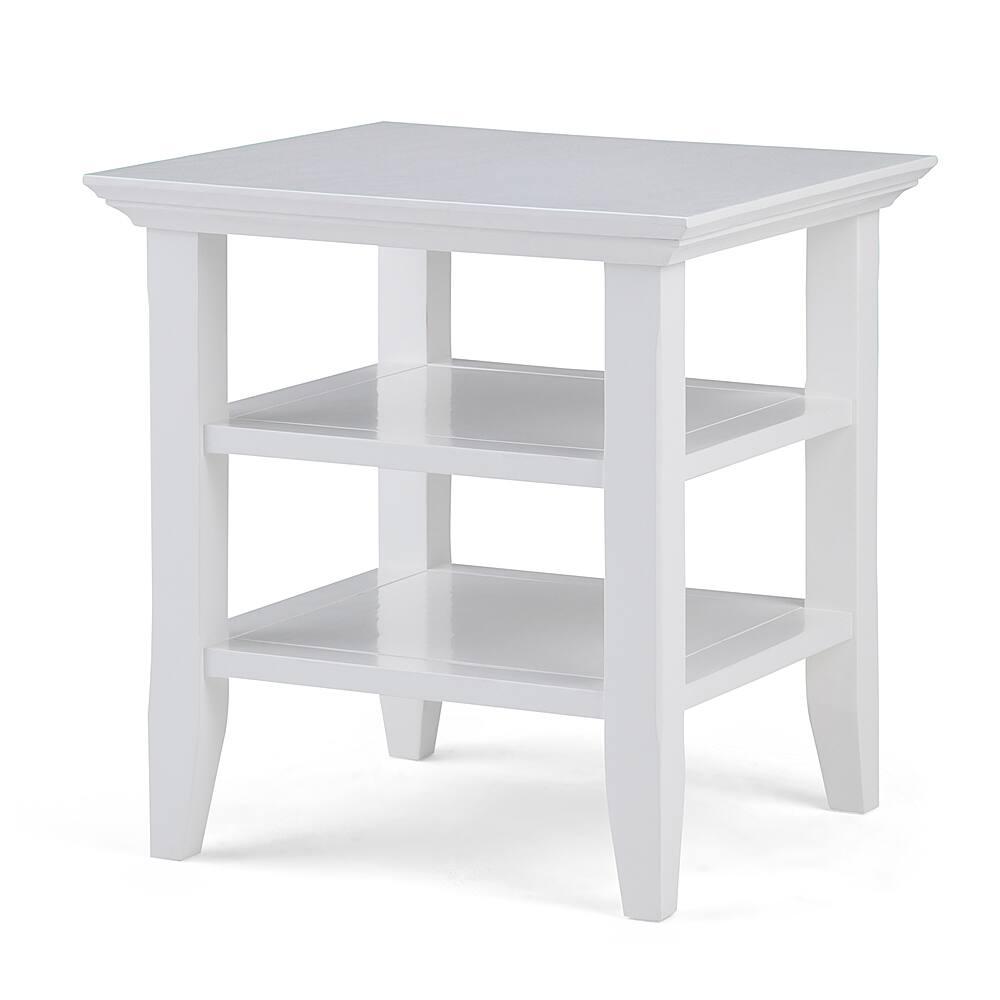 Angle View: Simpli Home - Acadian End Table - White