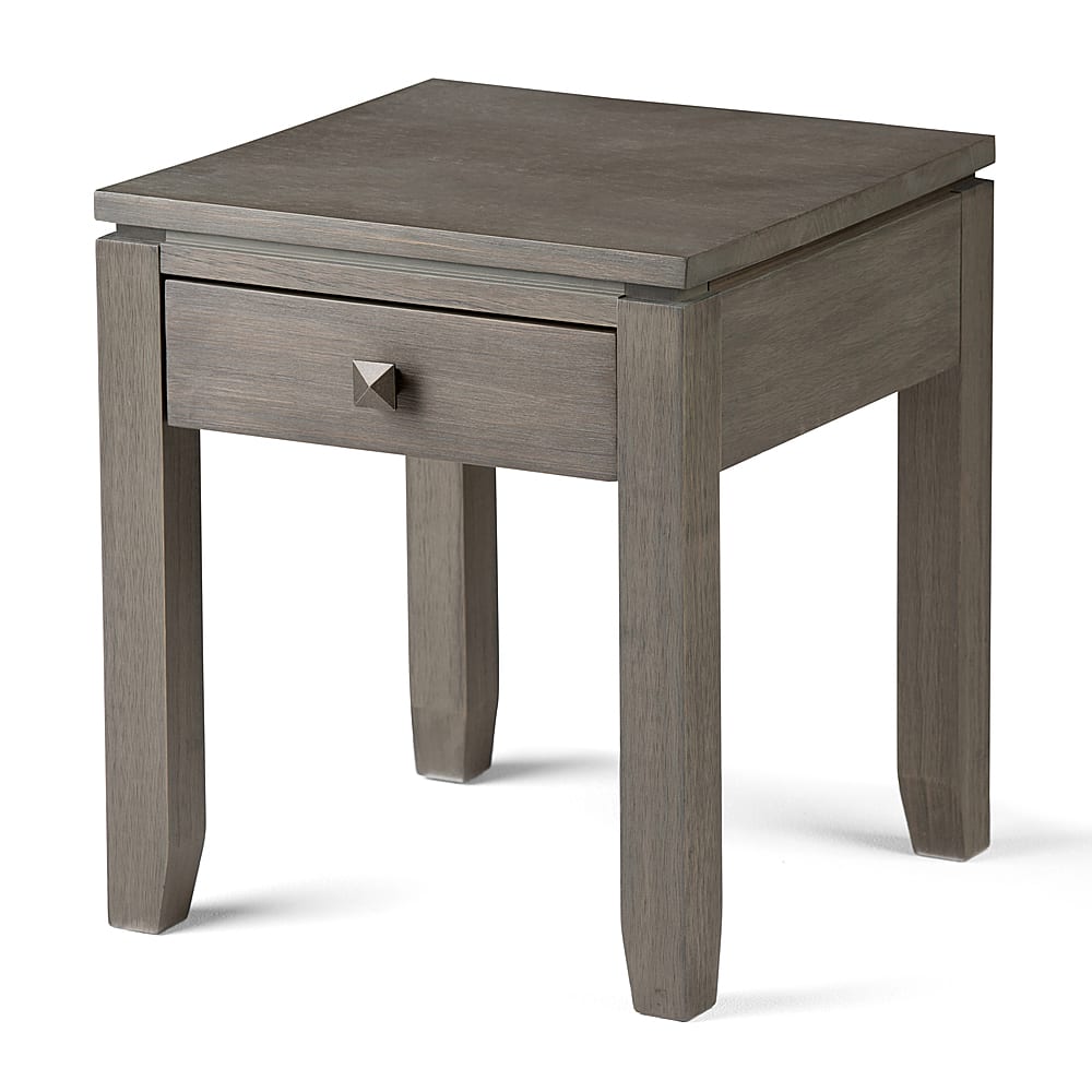 Angle View: Simpli Home - Cosmopolitan End Table - Farmhouse Grey